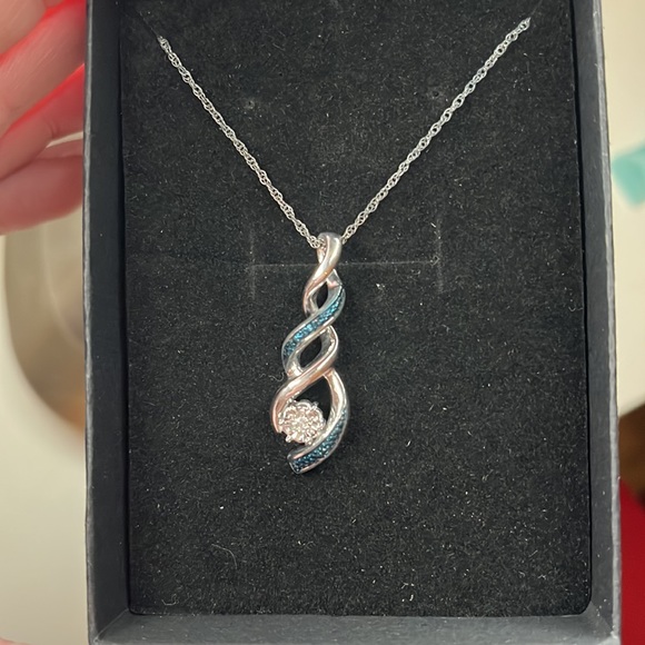 Kay Jewelers Jewelry Kays Jeweler Necklace Silver And Sapphire Blue